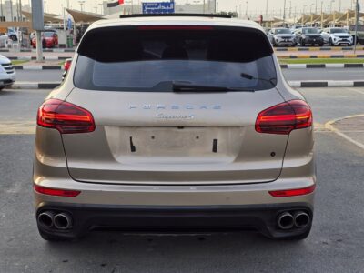 2015 Porsche Cayenne S 3.6-liter twin-turbo V6 Engine Gold Beige SUV Full Specifications