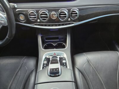 2018 Mercedes-Benz AMG S 63 4.0-liter twin-turbocharged V8 Engine Grey Black Sedan