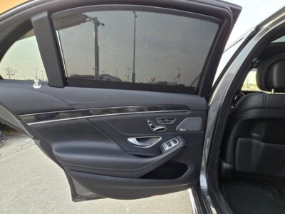 2018 Mercedes-Benz AMG S 63 4.0-liter twin-turbocharged V8 Engine Grey Black Sedan