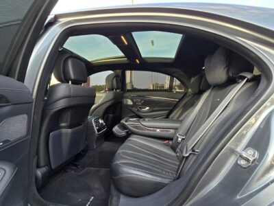 2018 Mercedes-Benz AMG S 63 4.0-liter twin-turbocharged V8 Engine Grey Black Sedan