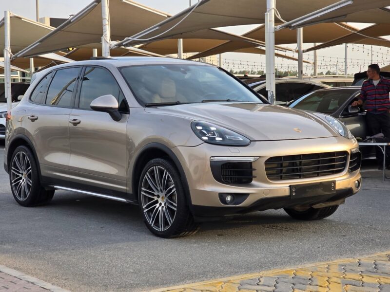 2015 Porsche Cayenne S 3.6-liter twin-turbo V6 Engine Gold Beige SUV Full Specifications