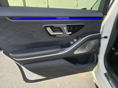 2021 Mercedes-Benz S500 4MATIC 3.0-liter Turbocharged inline-6 Engine White Black Sedan