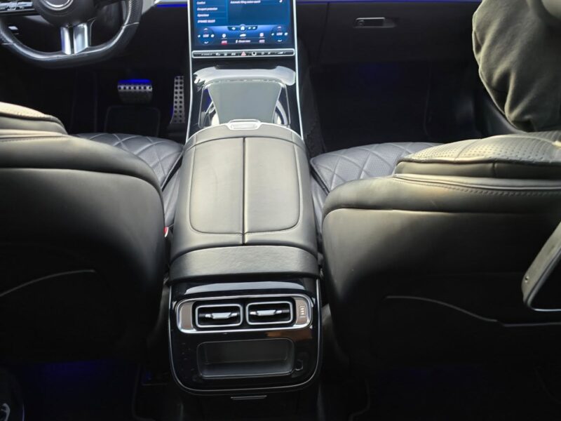 2021 Mercedes-Benz S500 4MATIC 3.0-liter Turbocharged inline-6 Engine White Black Sedan