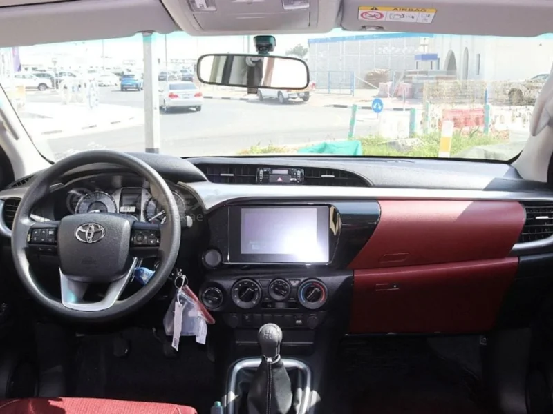 2026 Toyota Hilux DC 2.7L 4 Cylinders Petrol Engine 4WD MT White Maroon Pick Up Truck