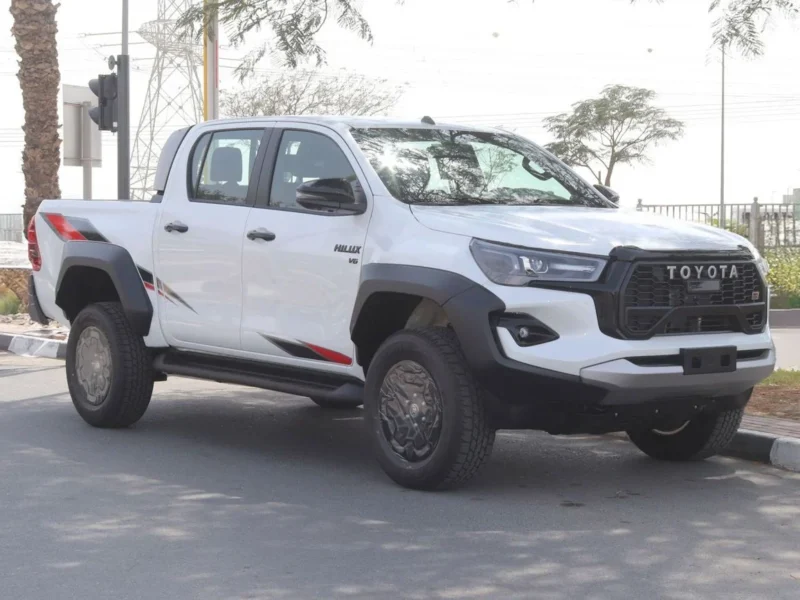 2026 Toyota Hilux GR-S DC 4.0L 6 Cylinders Petrol Engine White Black Pick UP Truck