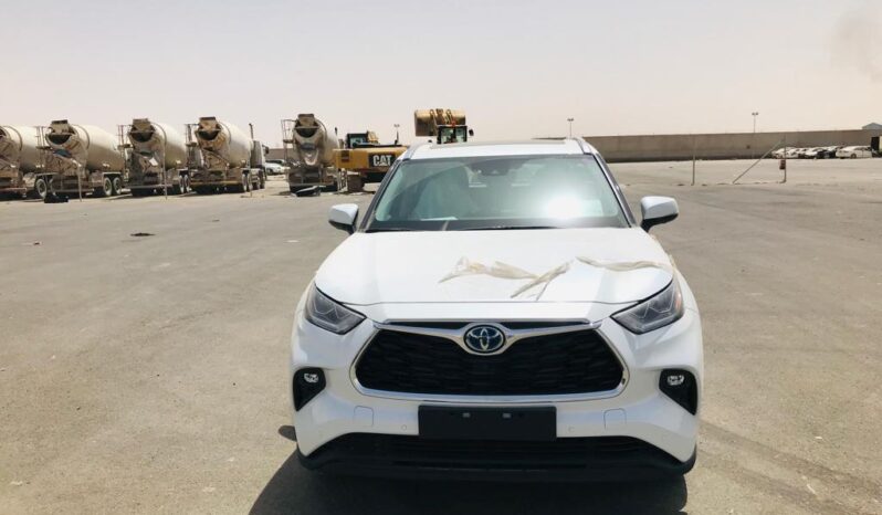 2023 Toyota Highlander Hybrid 2.5-liter 4 Cylinder Engine White Beige SUV AWD