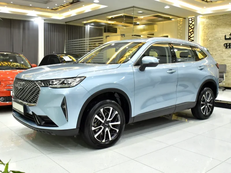 2023 Haval H6 Medium 4 Cylinders Petrol Engine Blue Black SUV GCC Specs