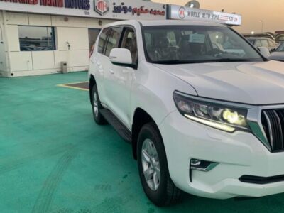 2023 Toyota Land Cruiser Prado 4.0 Litres V6 Petrol Engine White Beige SUV 4WD