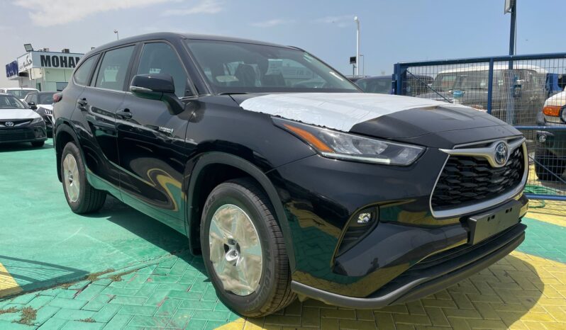 2023 Toyota Highlander Hybrid 2.5-liter 4 Cylinder Engine Black Grey SUV AWD