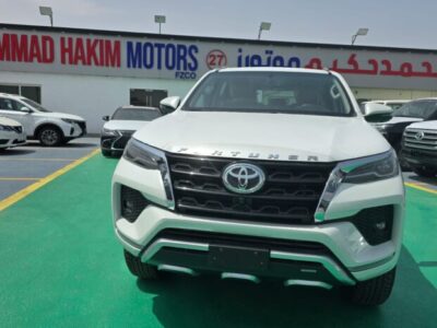 2024 Toyota Fortuner 4.0 Litres Petrol 6 Cylinder Petrol Engine White Tan SUV 4WD