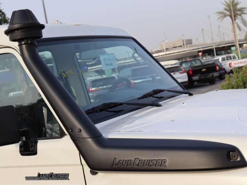 2022 Toyota Land Cruiser 78 4.2L Diesel 6 Cylinders Engine White Grey SUV 4WD