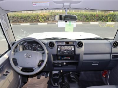 2022 Toyota Land Cruiser 78 4.2L Diesel 6 Cylinders Engine White Grey SUV 4WD