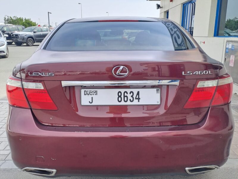 2007 Lexus LS 460L 4.6L V8 Petrol Engine Red Beige Sedan RWD Automatic