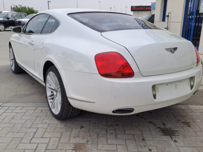 2005 Bentley Continental GT 6.0 Litres W12 Cylinder White Black Coupe