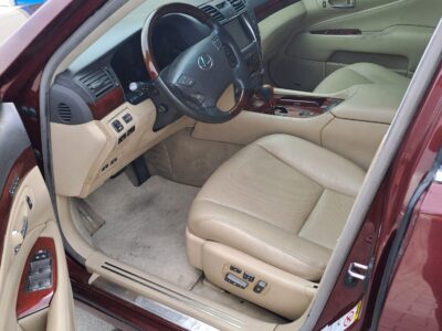2007 Lexus LS 460L 4.6L V8 Petrol Engine Red Beige Sedan RWD Automatic