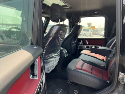 2022 Mercedes Benz G 63 4.0 Litres V8 Twin Turbo Engine Black Red SUV 4MATIC