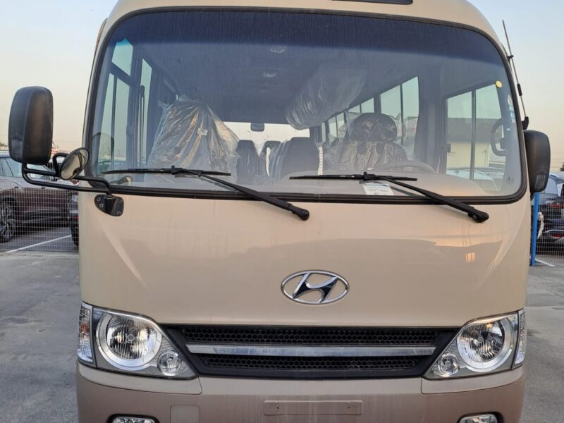 2021 Hyundai County 3.9L 4 Cylinders Engine Diesel Manual Beige Grey Bus RWD