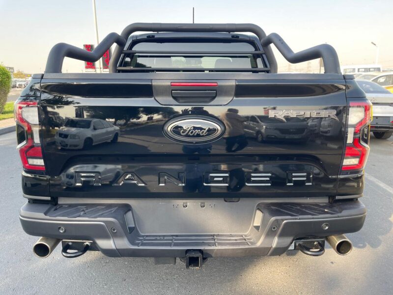 2022 Ford Ranger Raptor 3.0L Twin-Turbo EcoBoost V6 Petrol Engine Black Pick Up Truck