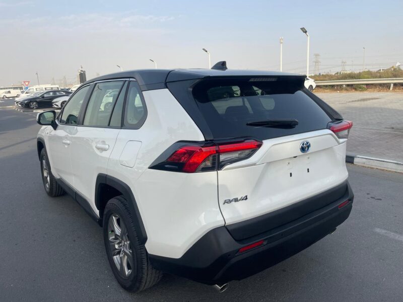 2024 Toyota RAV4 GX Hybrid 2.5L 4-cylinder DOHC 16-valve with VVT-i White Grey SUV