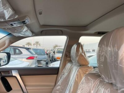 2023 Toyota Land Cruiser Prado 4.0 Litres V6 Petrol Engine White Beige SUV 4WD