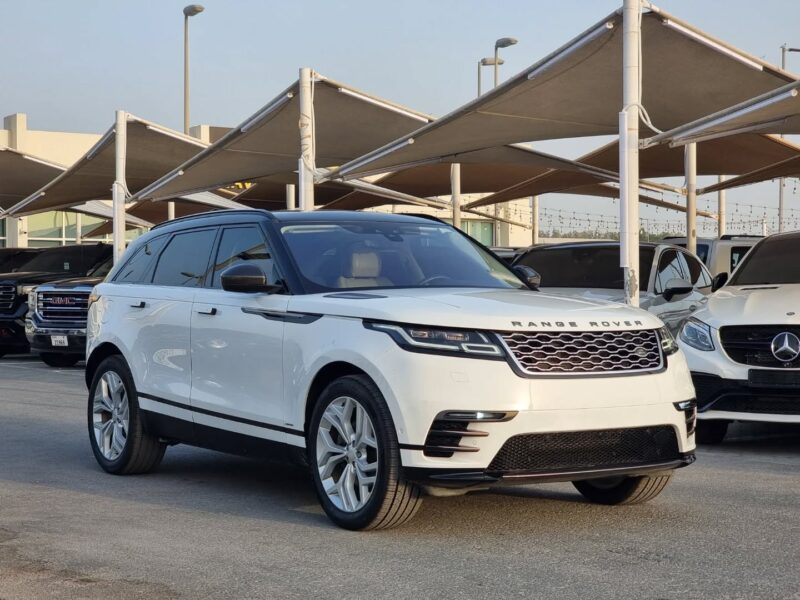 2019 Land Rover Range Rover Velar R-Dynamic SE P250 2.0L Turbo 4 Cylinder Engine White Tan