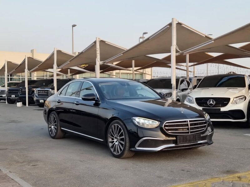 2022 Mercedes-Benz E300 2.0-liter Turbocharged 4 Cylinder Engine Black Brown Sedan
