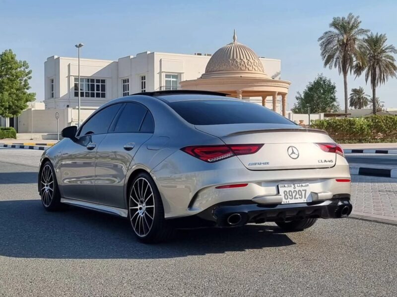 2020 Mercedes-Benz AMG CLA 35 2.0 Litres 4 Cylinder Petrol Engine Gold Beige Coupe