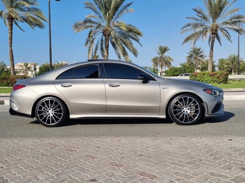 2020 Mercedes-Benz AMG CLA 35 2.0 Litres 4 Cylinder Petrol Engine Gold Beige Coupe