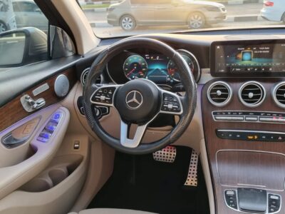 2021 Mercedes-Benz GLC 300 2.0 Litres Inline-4 Petrol Engine Grey Beige SUV