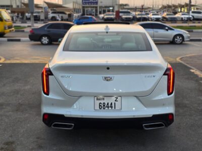 2022 Cadillac CT4 Premium Luxury 2.0 Litres Turbo I4 Engine White Beige RWD