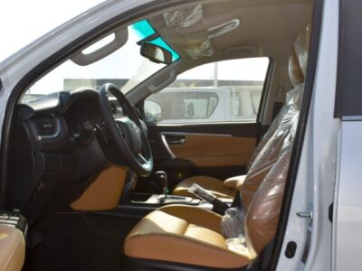 2024 Toyota Fortuner 4.0 Litres Petrol 6 Cylinder Petrol Engine White Tan SUV 4WD