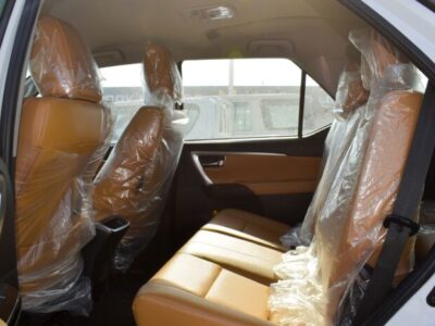 2024 Toyota Fortuner 4.0 Litres Petrol 6 Cylinder Petrol Engine White Tan SUV 4WD