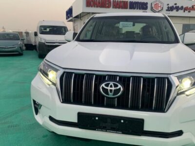 2023 Toyota Land Cruiser Prado 4.0 Litres V6 Petrol Engine White Beige SUV 4WD