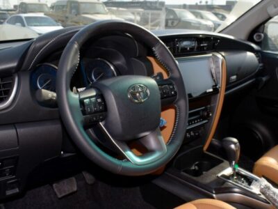 2024 Toyota Fortuner 4.0 Litres Petrol 6 Cylinder Petrol Engine White Tan SUV 4WD