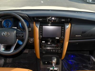 2024 Toyota Fortuner 4.0 Litres Petrol 6 Cylinder Petrol Engine White Tan SUV 4WD