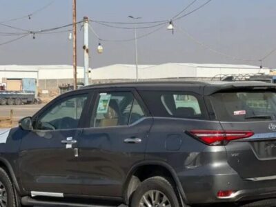 2024 Toyota Fortuner 4.0 Litres Petrol 6 Cylinder Petrol Engine Grey Tan SUV 4WD