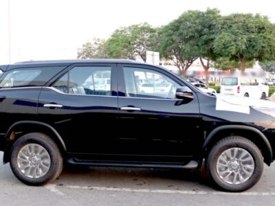 2024 Toyota Fortuner 2.8 Litres Petrol 4 Cylinder Diesel Engine Black SUV 4WD