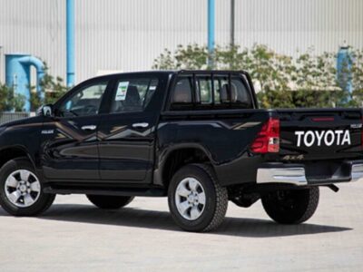 2023 Toyota Hilux 2.4 Litre Diesel 4-cylinder Engine Black Red Pick-Up Truck 4WD