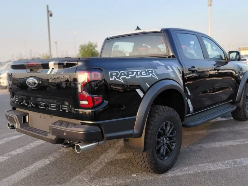 2025 Ford Ranger Raptor 3.0L 6 Cylinders PETROL Engine Black Pick Up Truck 4X4