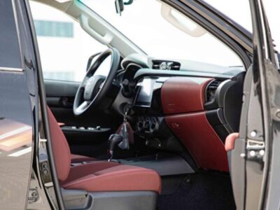 2023 Toyota Hilux 2.4 Litre Diesel 4-cylinder Engine Black Red Pick-Up Truck 4WD
