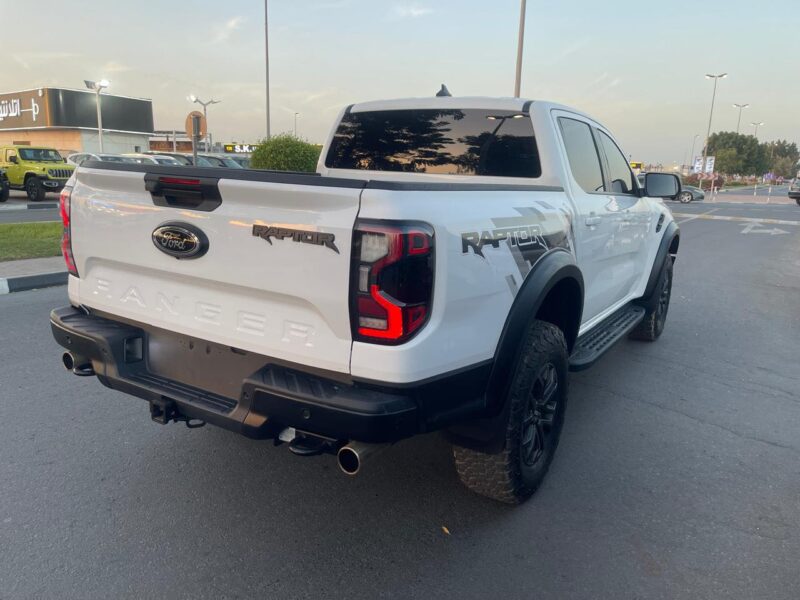 2024 Ford Ranger Raptor 3.0L V6 Twin-Turbo EcoBoost Petrol White Black Pick Up Truck