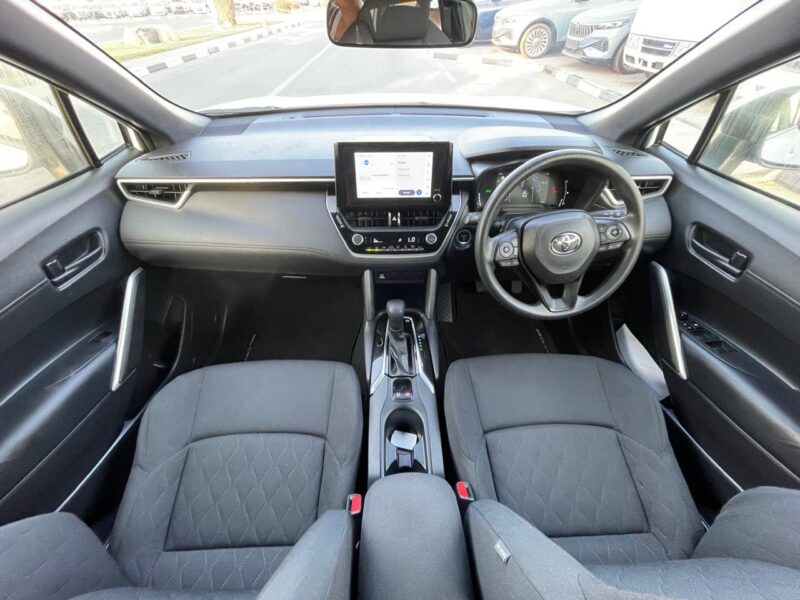 2022 Toyota Corolla Cross Hybrid 2.0L 4-cylinder in-line Engine White Grey SUV AWD