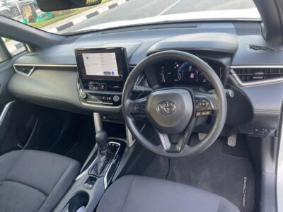 2022 Toyota Corolla Cross Hybrid 2.0L 4-cylinder in-line Engine White Grey SUV AWD