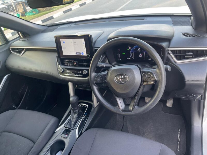2022 Toyota Corolla Cross Hybrid 2.0L 4-cylinder in-line Engine White Grey SUV AWD