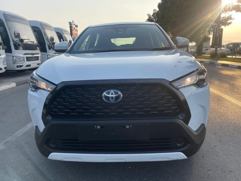 2022 Toyota Corolla Cross Hybrid 2.0L 4-cylinder in-line Engine White Grey SUV AWD