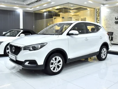 2020 MG ZS Comfort 4 Cylinders Petrol Engine White Black Crossover GCC Specs