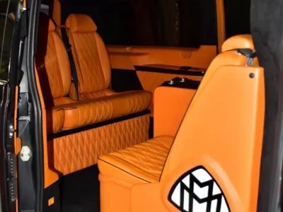 2014 Mercedes-Benz Viano Trend 6 Cylinder Petrol Engine Black Orange Van GCC Specs