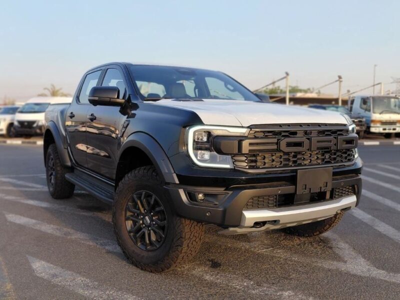 2025 Ford Ranger Raptor 3.0L 6 Cylinders PETROL Engine Black Pick Up Truck 4X4