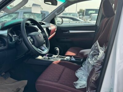 2024 Toyota Hilux 2.4 Litre Diesel 4-cylinder Engine White Red Pick-Up Truck 4WD