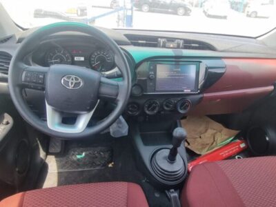 2023 Toyota Hilux 2.4 Litre Diesel 4-cylinder Engine White Red Pick-Up Truck 4WD